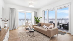 Exklusive barrierefreie 2–Zimmer-Eigentumswohnung mit Tiefgaragenplatz in der Gartenstadt Werdersee